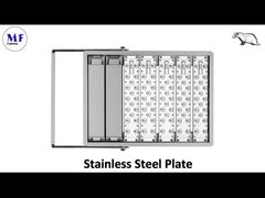 उद्यान स्कूल अस्पताल के लिए 60W120W180W240W300W IP65 उच्च शक्ति एलईडी बाढ़ प्रकाश