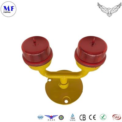 LED Low Medium High Intensity Single Light Aviation Obstruction Lamp With ICAO ISO 9001 Certificate