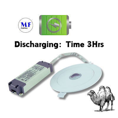 LED Emergency Spot Down Light ABS PC IP43 3W Back Up Lithium Battery