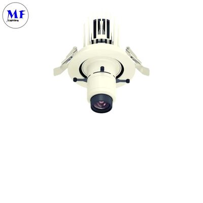 20W Adjustable Zoom LED Contour Spotlight Gobo Projector Gimbal Track Light with Tridonic Driver for Dynamic Lighting Effects