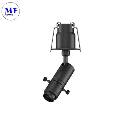 Museum Grade Hybrid Optics Ra97+ 15° -55° Zoom Dali2.0 3W-28W Framing Projector Contour Spotlight Shapeable Track Light for Architectural Lighting
