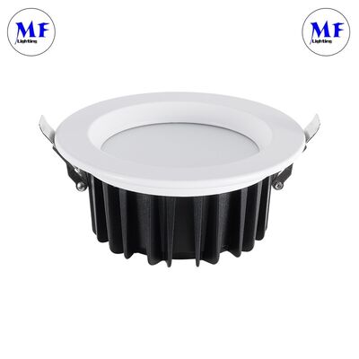 SMD Recessed 120° Wide Beam PC Milky Diffuser Anti-Glare UGR<19  Dimmable  Die-Cast Aluminum Indoor Commercial LED spot light LED Down light