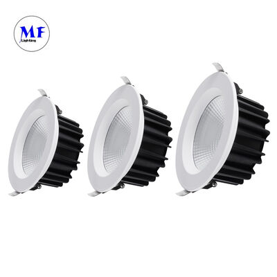 Factory Price COB LED Recessed Downlight IP40 Milky PC Diffuser 60° Beam Angle Triac 0-10V Dali-2 Dali Dt8 Tuya Zigbee Dimmable 10W Down Light