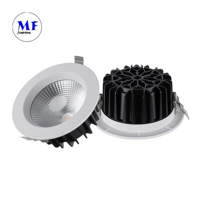 Factory Price COB LED Recessed Downlight IP40 Milky PC Diffuser 60° Beam Angle Triac 0-10V Dali-2 Dali Dt8 Tuya Zigbee Dimmable 10W Down Light