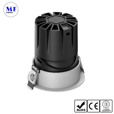LED Down Light Spotlight Round Anti-glare 10W 20W 25W 120lm/W EIK07 ETL Driver 5 CCT Ajust Dali Dim COB