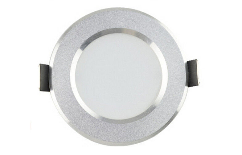 CRI 80 15 Watt 1380 Lumen Silver / White LED Ceiling Lighting Dimmable Down lights