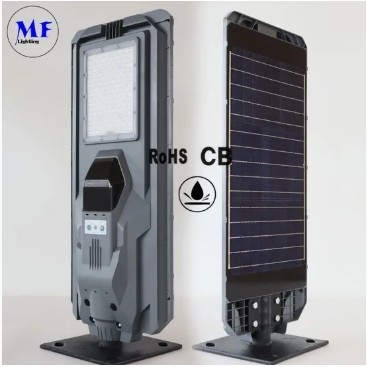 एलईडी स्ट्रीट गार्डन लाइट मोशन सेंसर वाटरप्रूफ एबीएस सिल्वर 50W IP65 100lm/W 6500K 7000K हाईवे पैथवे फुटपाथ यार्ड आंगन