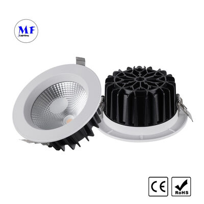 फैक्ट्री प्राइस COB LED रिसेस्ड डाउनलाइट 30W ट्रायैक 0-10V डाली-2 Dt6 Dt8 डिमेबल तुया जिगबी तुया वाईफाई स्मार्ट कंट्रोल Ugr<19 डाई-कास्ट एल्यूमीनियम सीलिंग डाउन लाइट