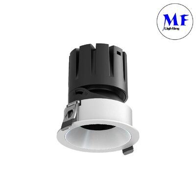 स्मार्ट कंट्रोल 0-10V डाली डिप CCT पावर एडजस्टेबल डिम डिमिंग 7W 10W 12W 15W 25W इनडोर लाइटिंग रीसेस्ड होटल एल्यूमीनियम हाई ल्यूमेन ब्राइट एलईडी डाउन लाइट